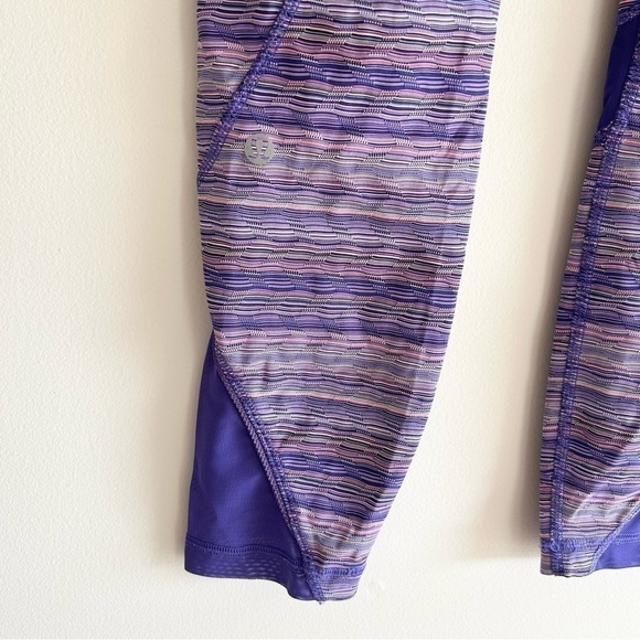 Lululemon Inspire Tight II (Mesh) Space Dye Twist Iris Flower Pink Shell / Iris - Picture 10 of 11